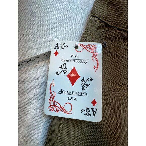 NWT Ace Of Diamond Coffee Chinos Pants Mens 36x32 Flat Front Casual Straight Leg - Picture 4 of 13